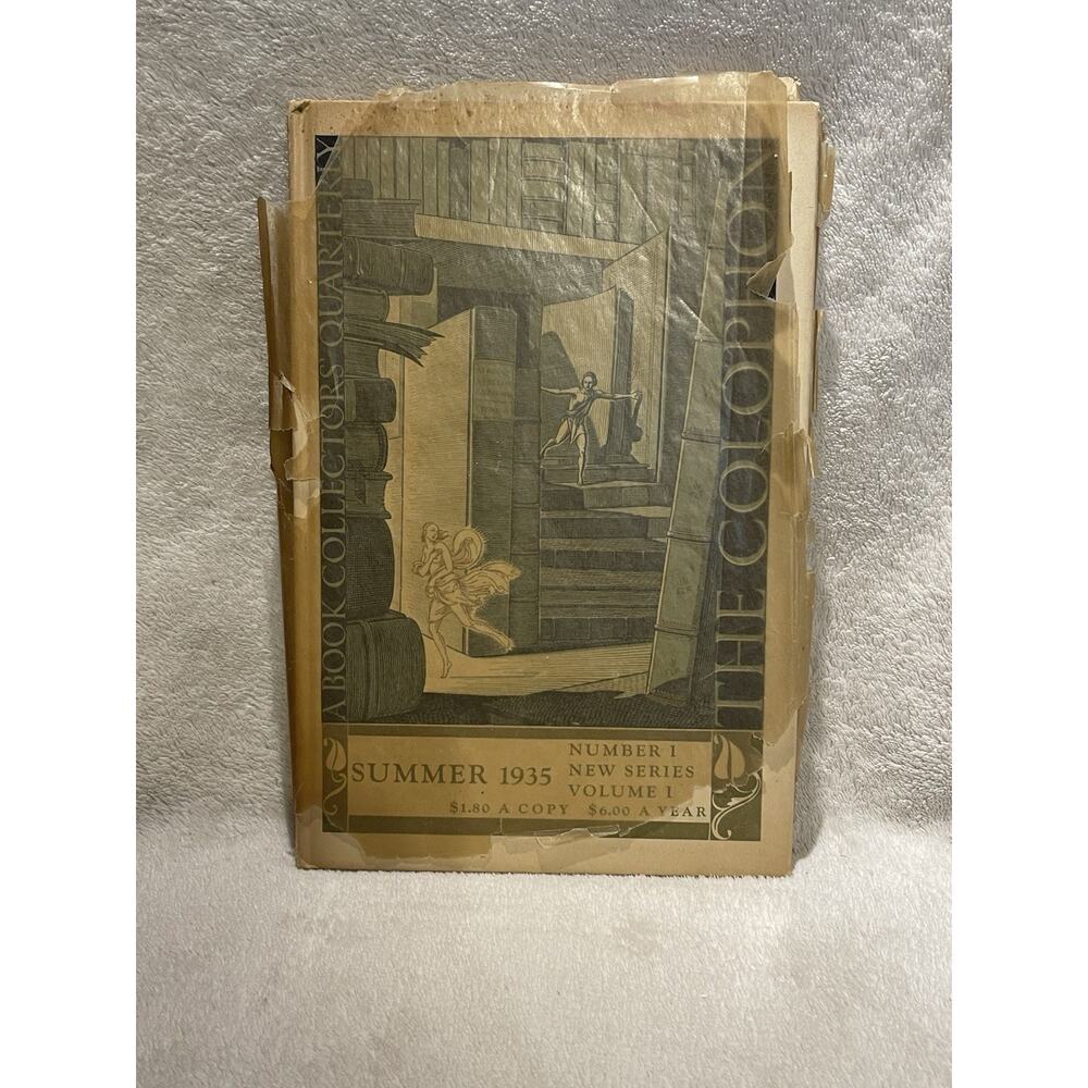 COLOPHON NEW SERIES VOL.1 NUMBER1 1935 A Quarterly for Bookmen / 1st Edition